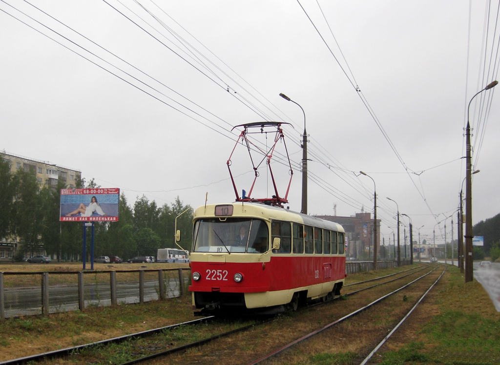 Ижевск, Tatra T3SU (двухдверная) № 2252