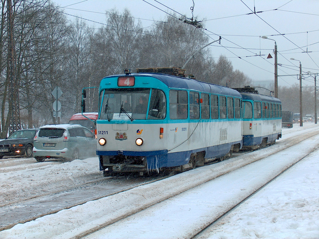Рига, Tatra T3A № 51211