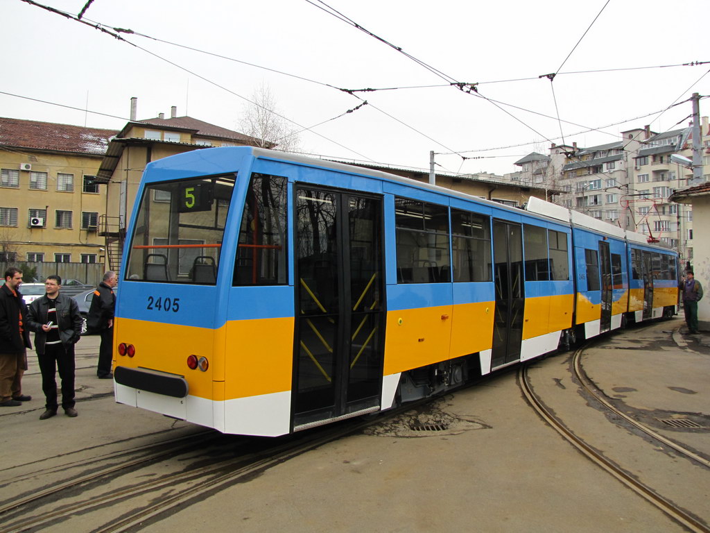 София, Inekon T8M-700 IT № 2405; София — Представяне на Т8М-700IT — 11.03.2009 София, Inekon T8M-700 IT № 2405; София — Представяне на Т8М-700IT — 11.03.2009