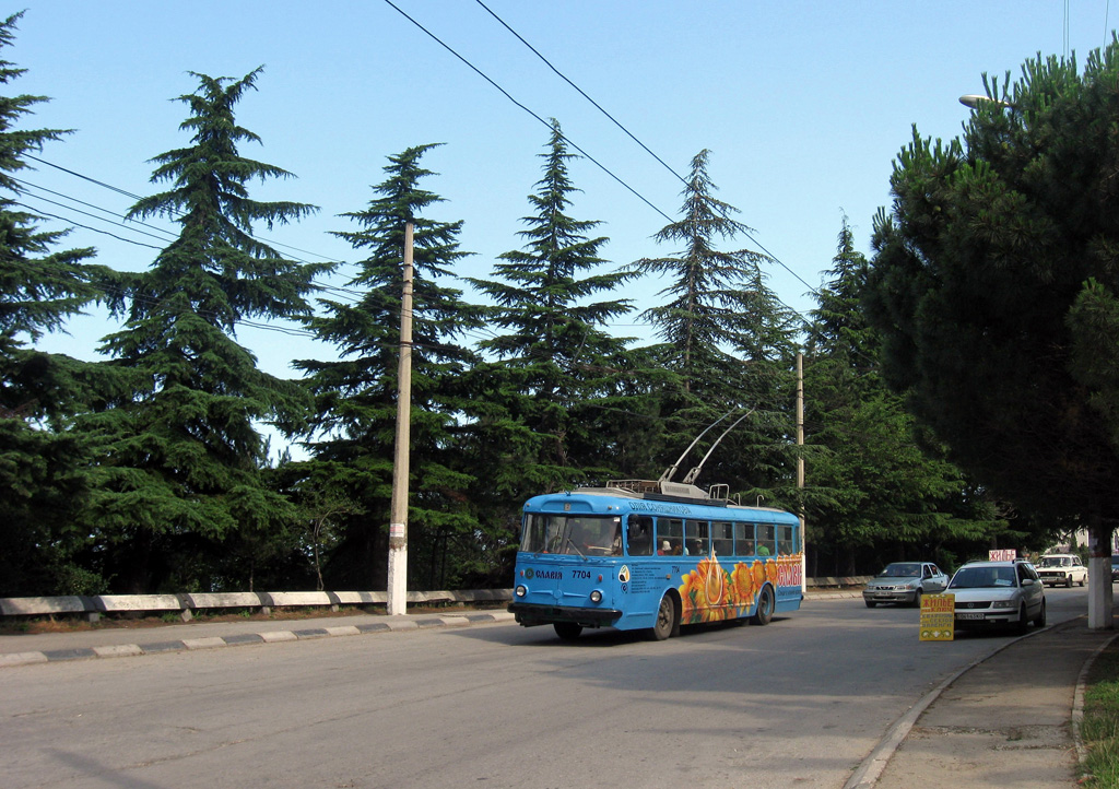 Крымский троллейбус, Škoda 9TrH27 № 7704