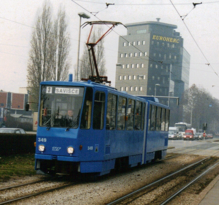 Загреб, Tatra KT4YU № 349