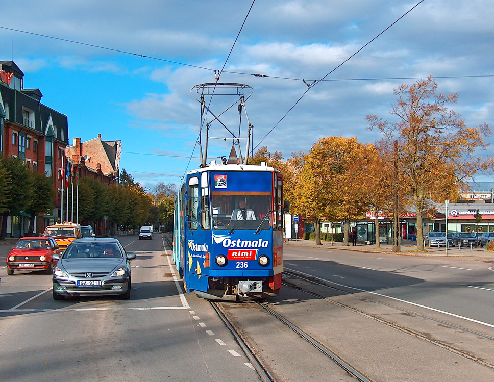 Лиепая, Tatra KT4D № 236