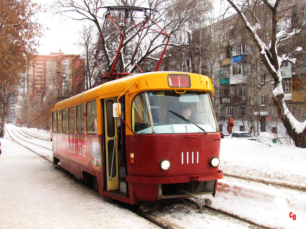 Ижевск, Tatra T3SU (двухдверная) № 1111