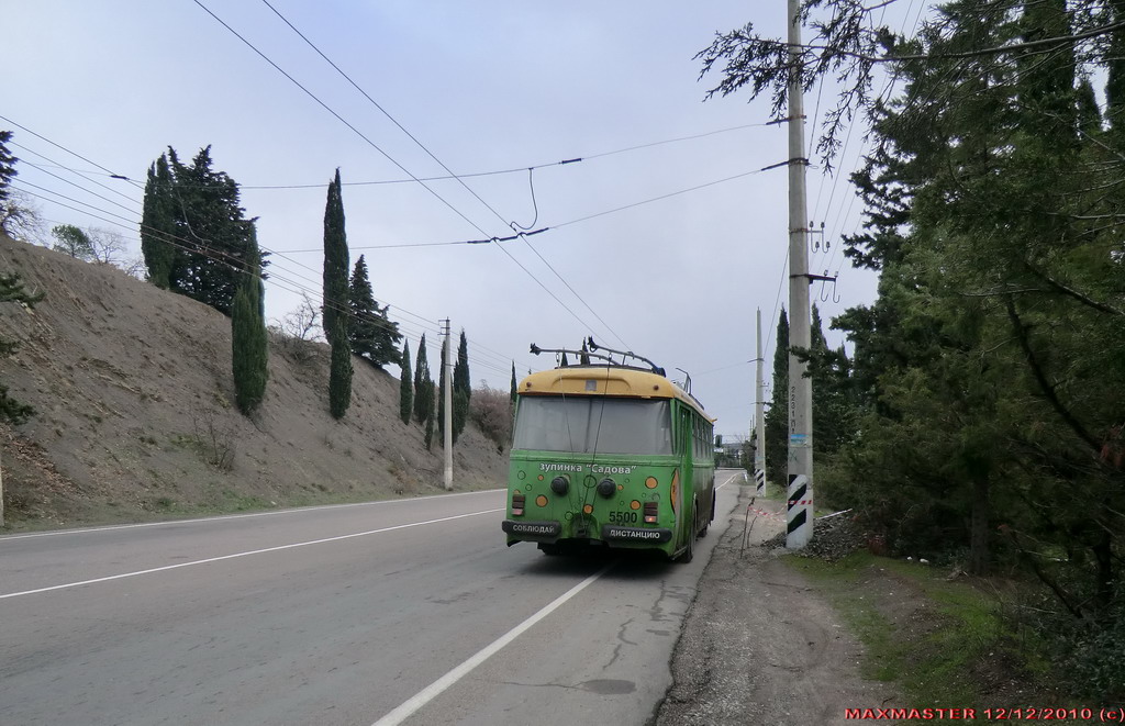 Крымский троллейбус, Škoda 9Tr19 № 5500