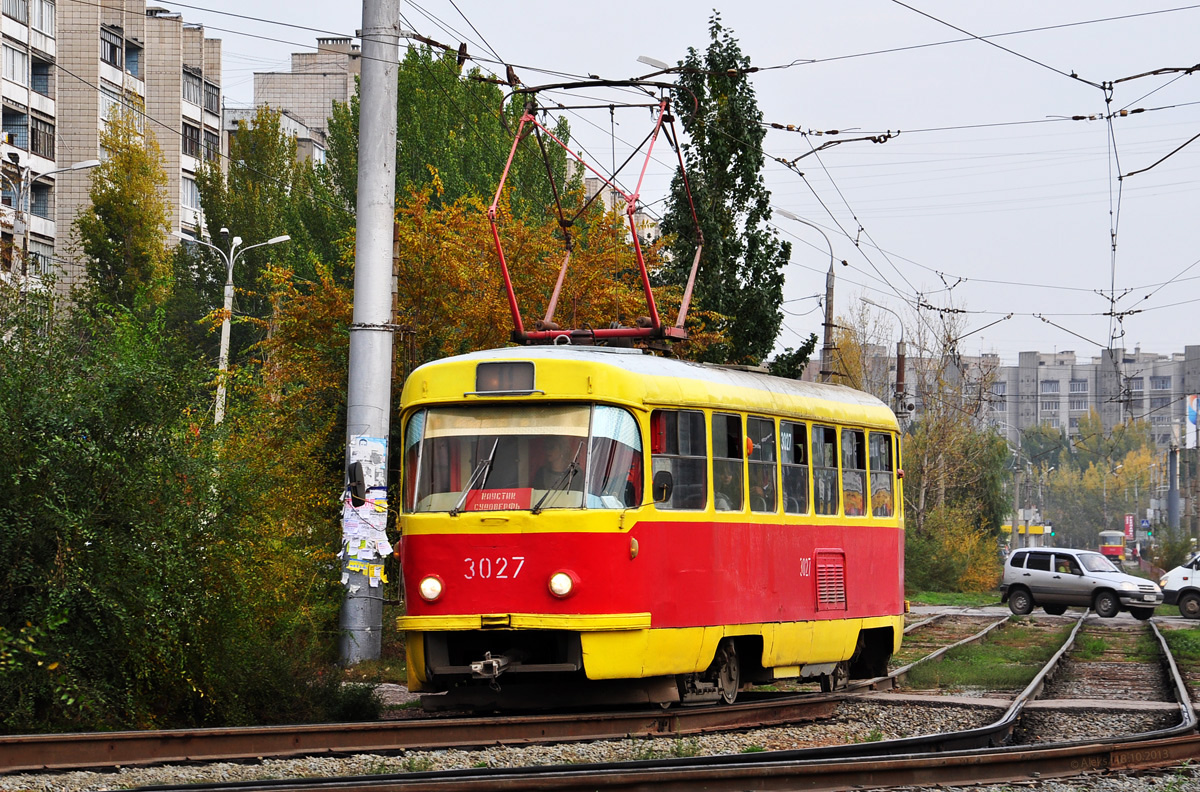 Volgograd, Tatra T3SU (2-door) № 3027