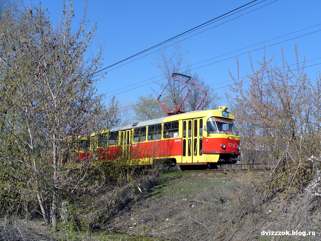 Volgograd, Tatra T3SU № 5735; Volgograd, Tatra T3SU № 5742