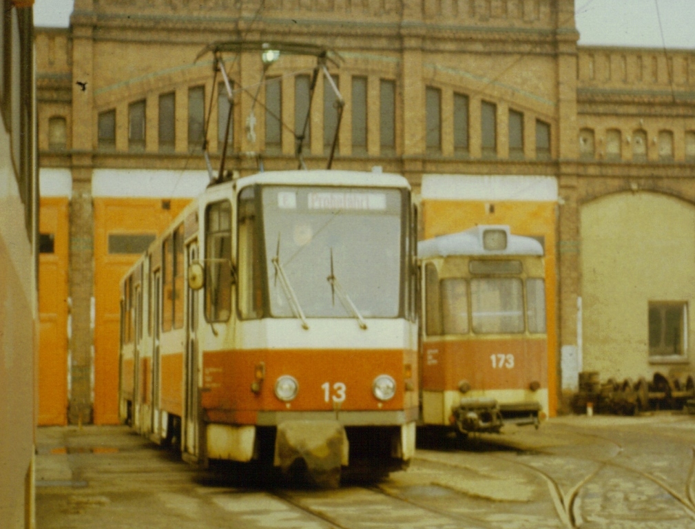 Котбус, Tatra KT4D № 13; Котбус — Старые фотографии Котбус, Tatra KT4D № 13; Котбус — Старые фотографии