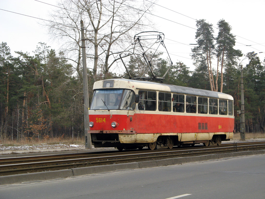 Киев, Tatra T3SU № 5614