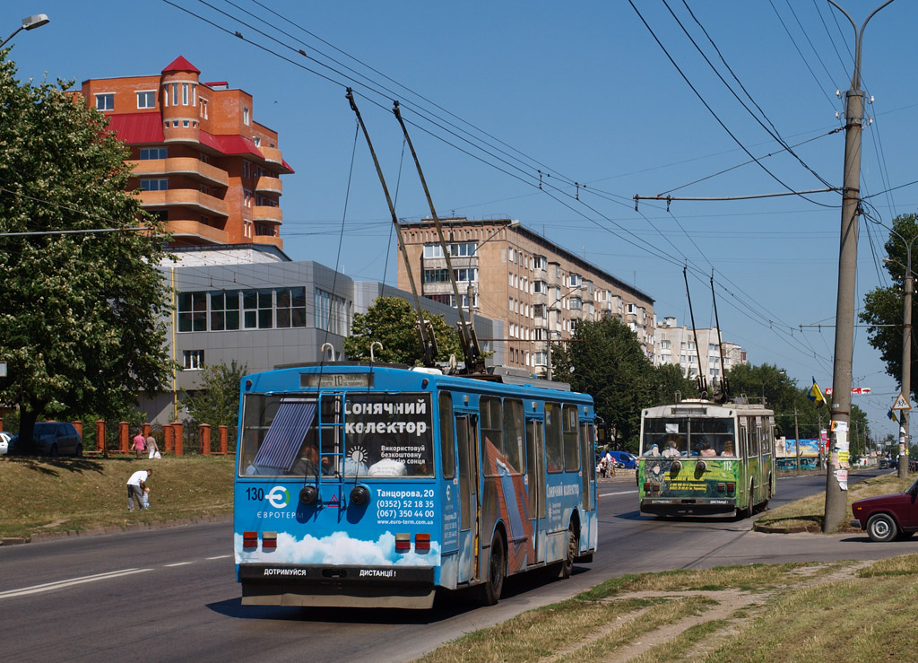Тернополь, Škoda 14Tr01 № 130; Тернополь, Škoda 14Tr02/6 № 112