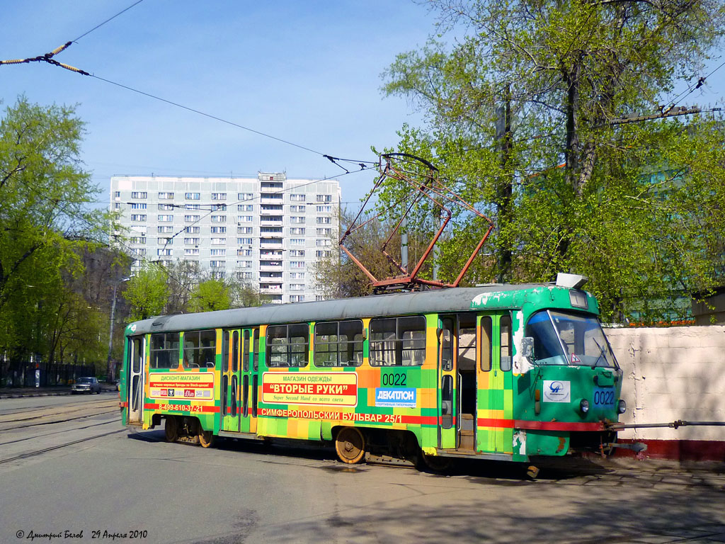 Maskva, Tatra T3SU nr. 0022