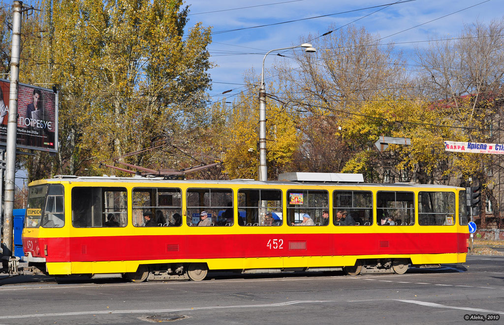 Запорожье, Tatra T6B5SU № 452