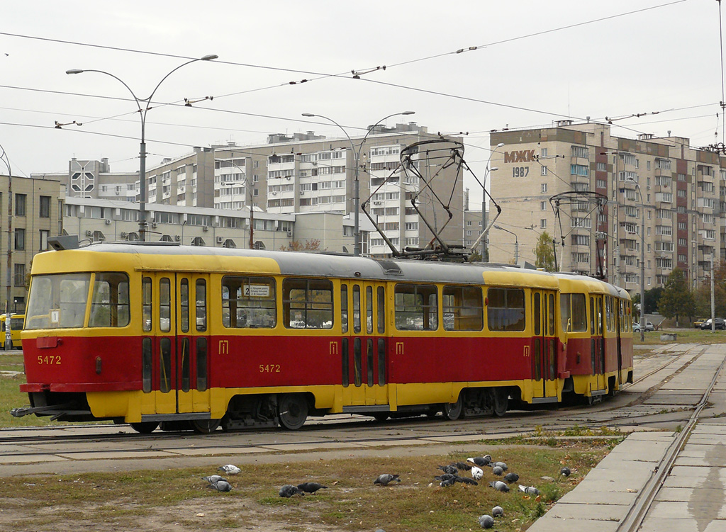 Киев, Tatra T3SU № 5472