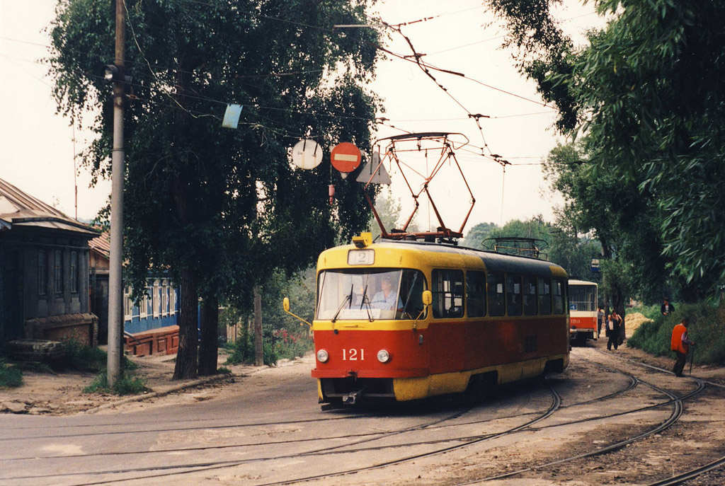 Курск, Tatra T3SU № 121; Курск, Tatra T6B5SU № 080