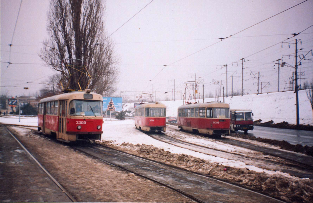 Одесса, Tatra T3SU № 3309; Одесса, Tatra T3SU № 3281; Одесса, Tatra T3SU № 5005