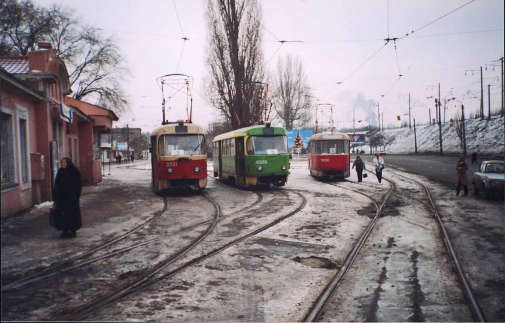 Odesa, Tatra T3SU № 3321; Odesa, Tatra T3SU № 4069; Odesa, Tatra T3SU № 5002