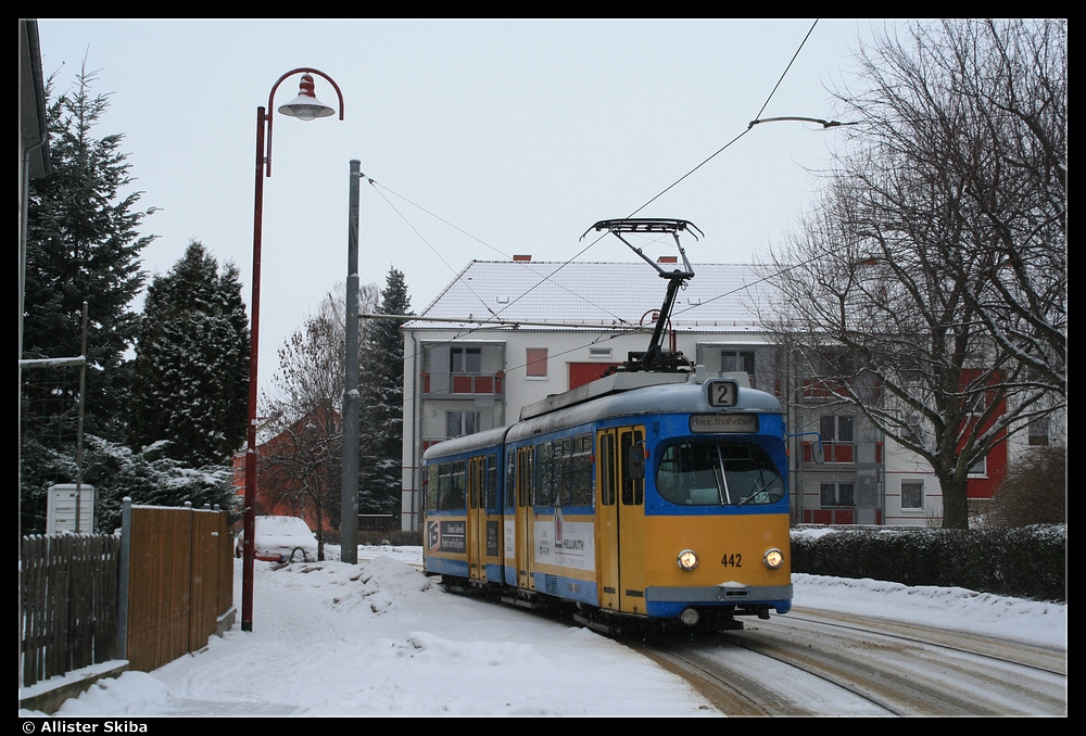 Гота, Duewag GT6 № 442