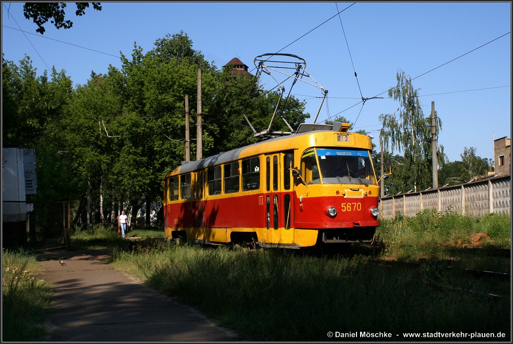 Киев, Tatra T3SU № 5670
