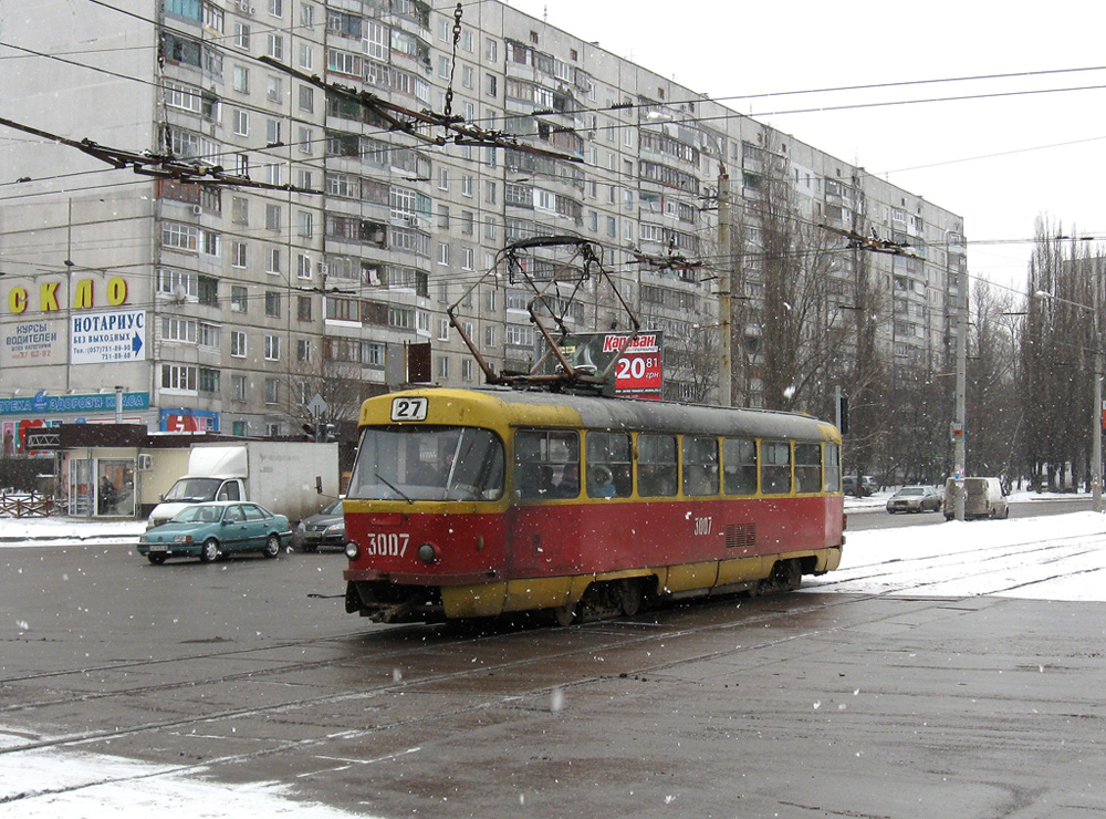 Harkova, Tatra T3SU # 3007