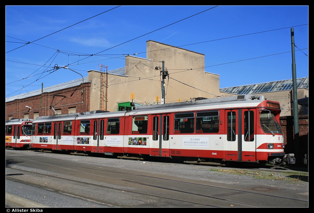 Düsseldorf, Duewag GT8S Nr. 3046