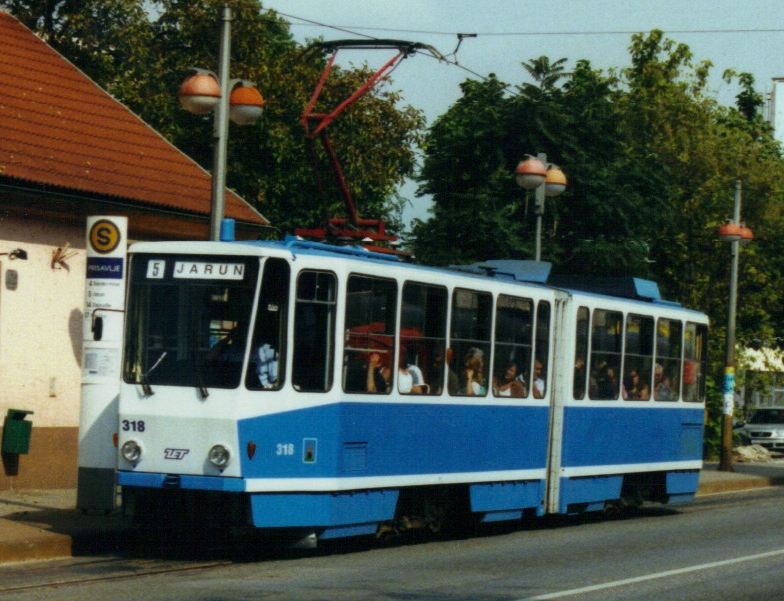 Загреб, Tatra KT4YU № 318