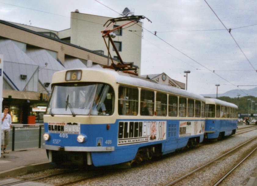 Загреб, Tatra T4YU № 405