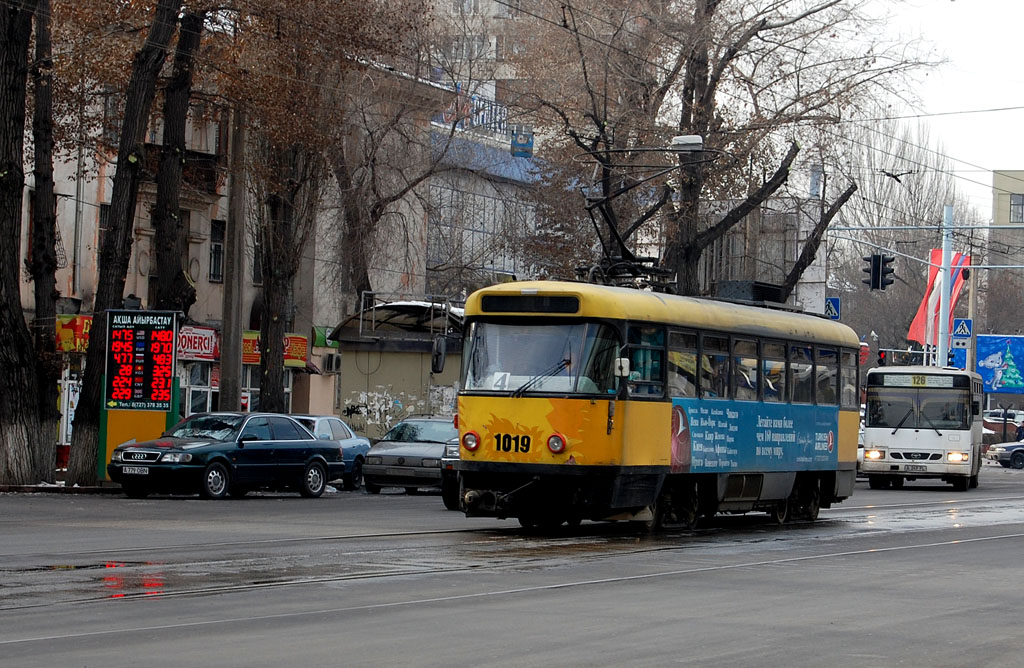 Алматы, Tatra T4D-MS № 1019 Алматы, Tatra T4D-MS № 1019