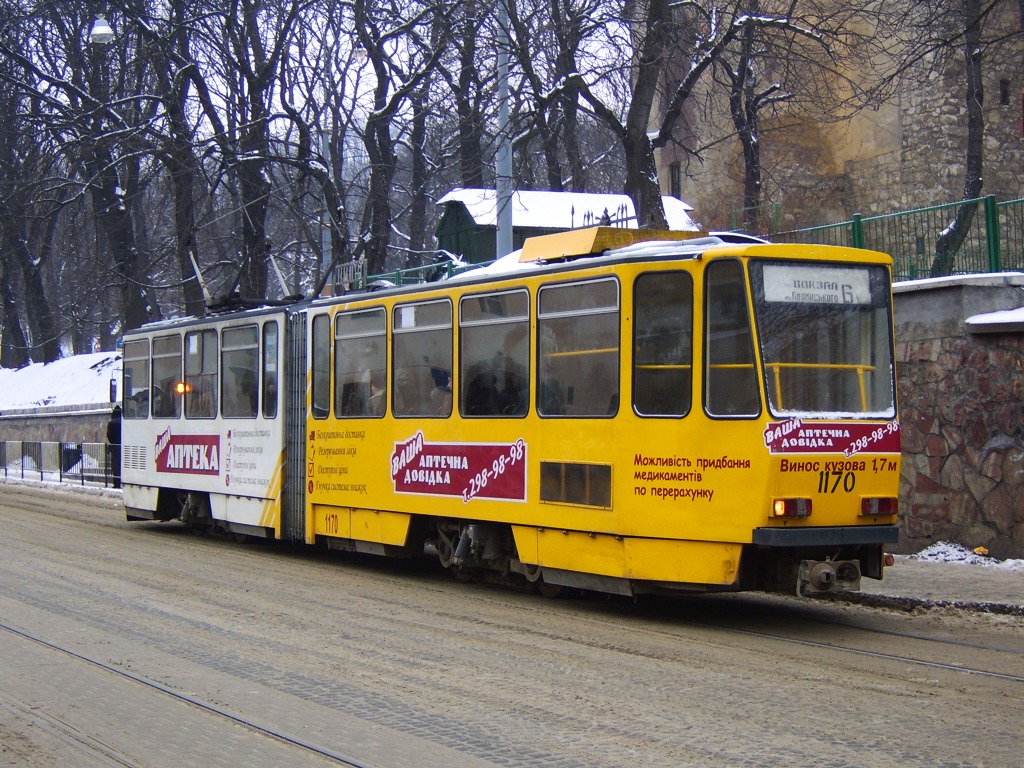 Львов, Tatra KT4D № 1170