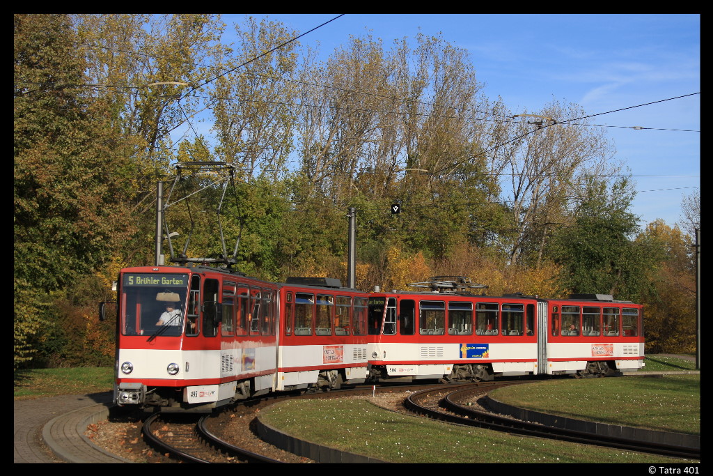 Эрфурт, Tatra KT4DM № 495