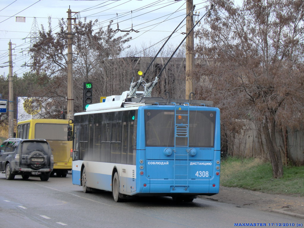 Крымский троллейбус, Богдан Т70110 № 4308
