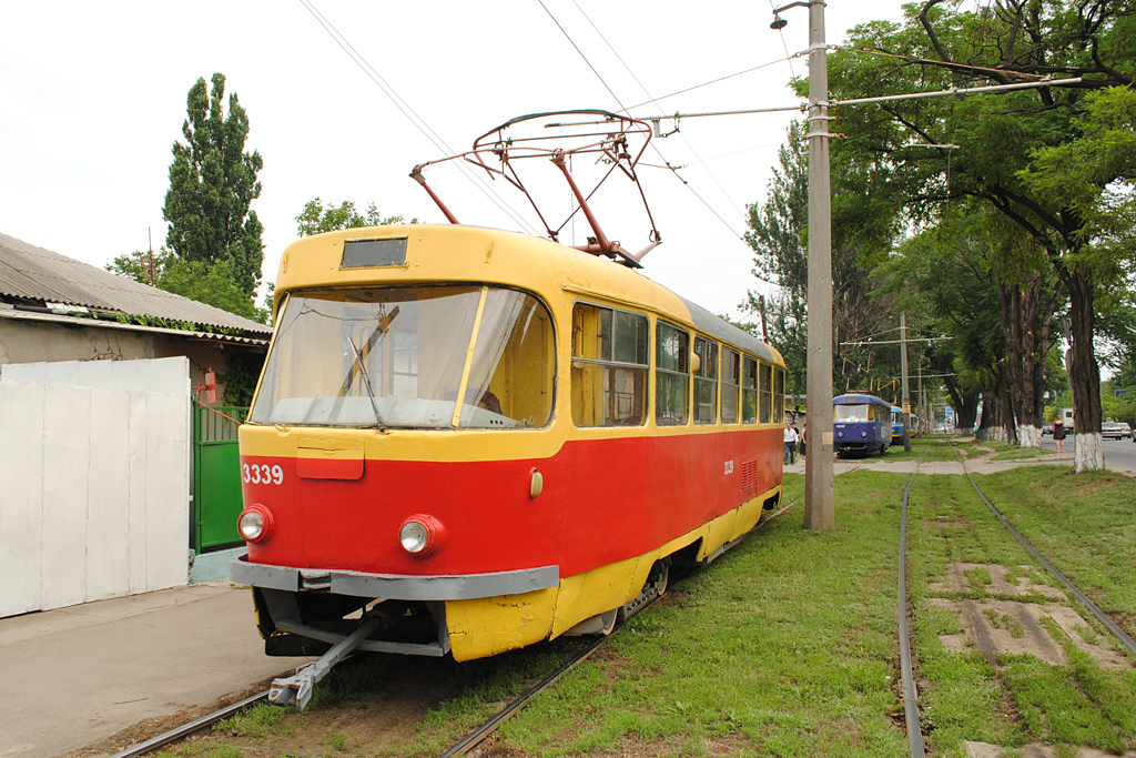 Одесса, Tatra T3SU (двухдверная) № 3339