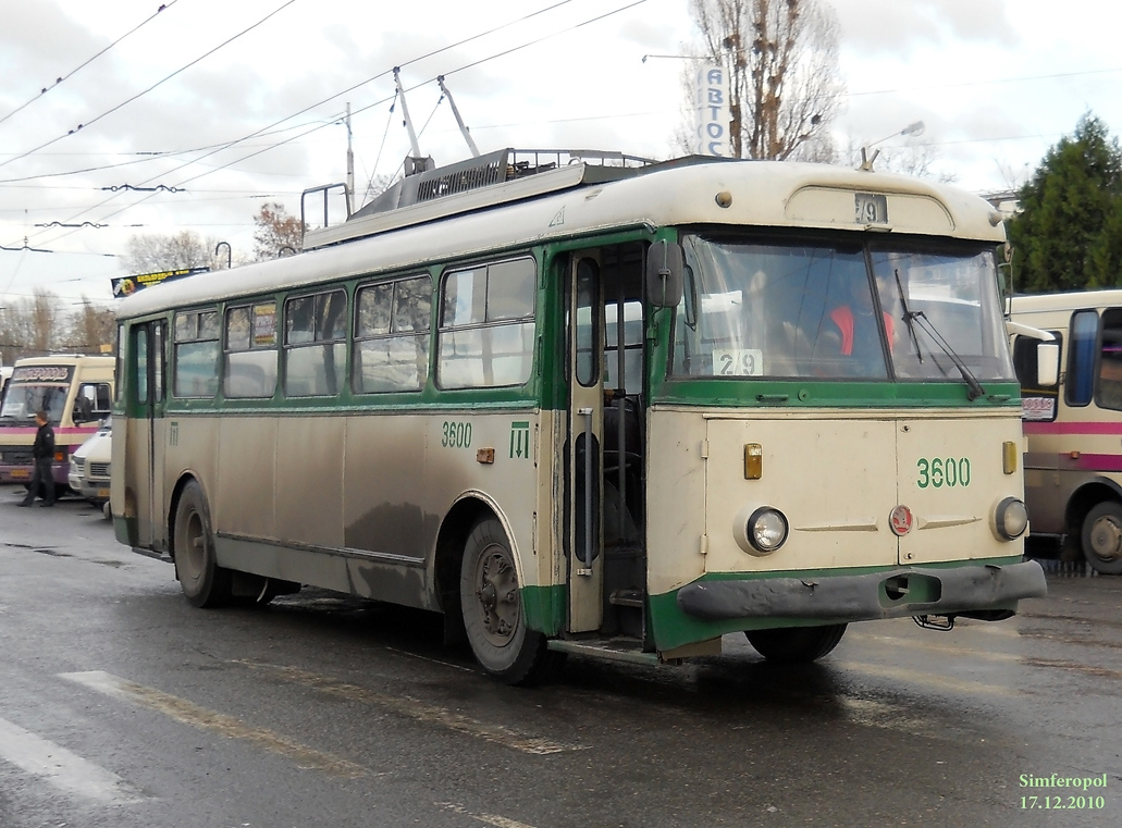 Крымский троллейбус, Škoda 9Tr22 № 3600