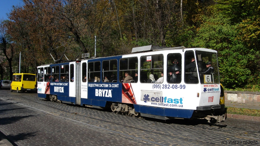 Львов, Tatra KT4SU № 1119