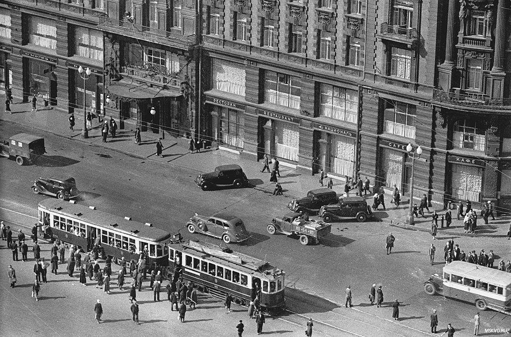 Москва, КП № 2572; Москва — Исторические фотографии — Трамвай и Троллейбус (1921-1945)