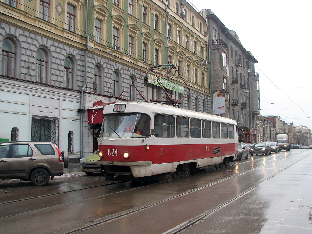 Самара, Tatra T3SU № 824