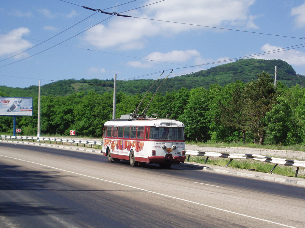 Крымский троллейбус, Škoda 9TrH27 № 7709