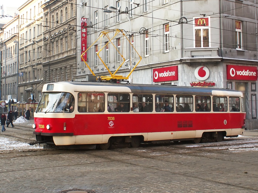 Прага, Tatra T3SUCS № 7036