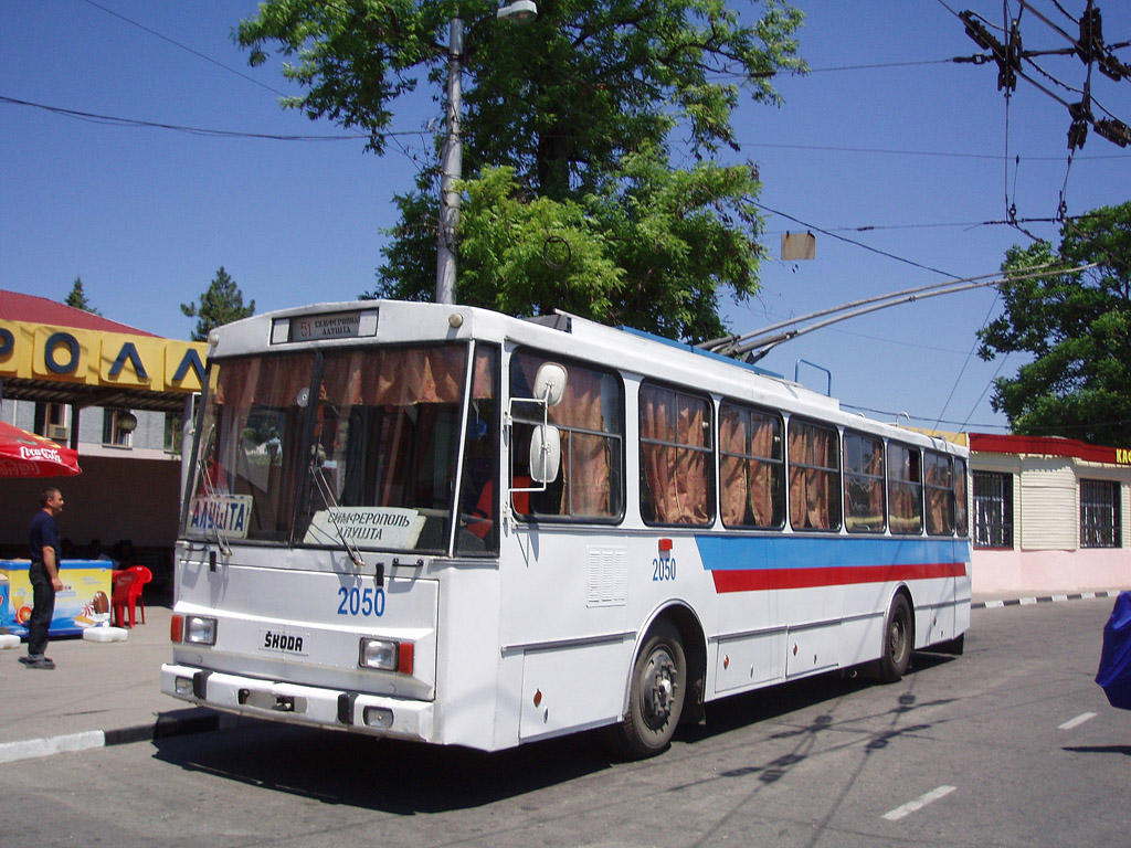 Крымский троллейбус, Škoda 14Tr02/6 № 2050