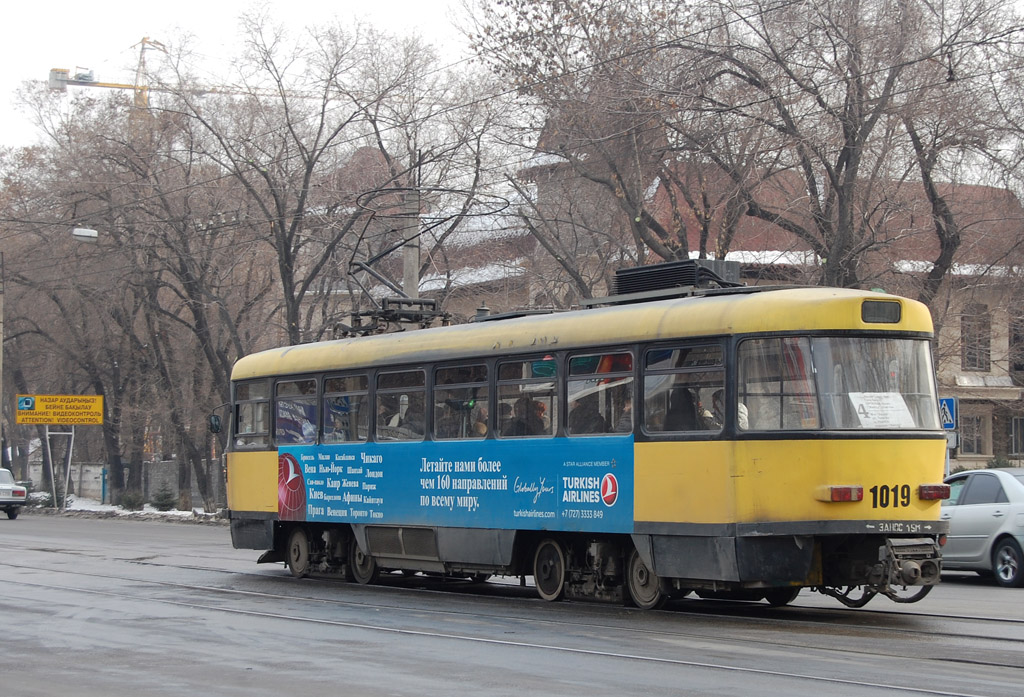 Алматы, Tatra T4D-MS № 1019 Алматы, Tatra T4D-MS № 1019