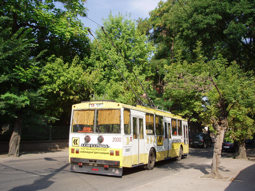 Крымский троллейбус, Škoda 14Tr02/6 № 2000