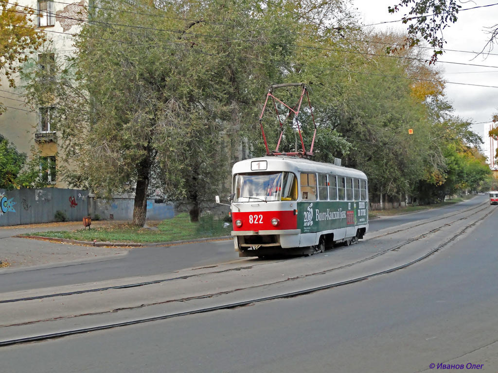 Самара, Tatra T3SU № 822