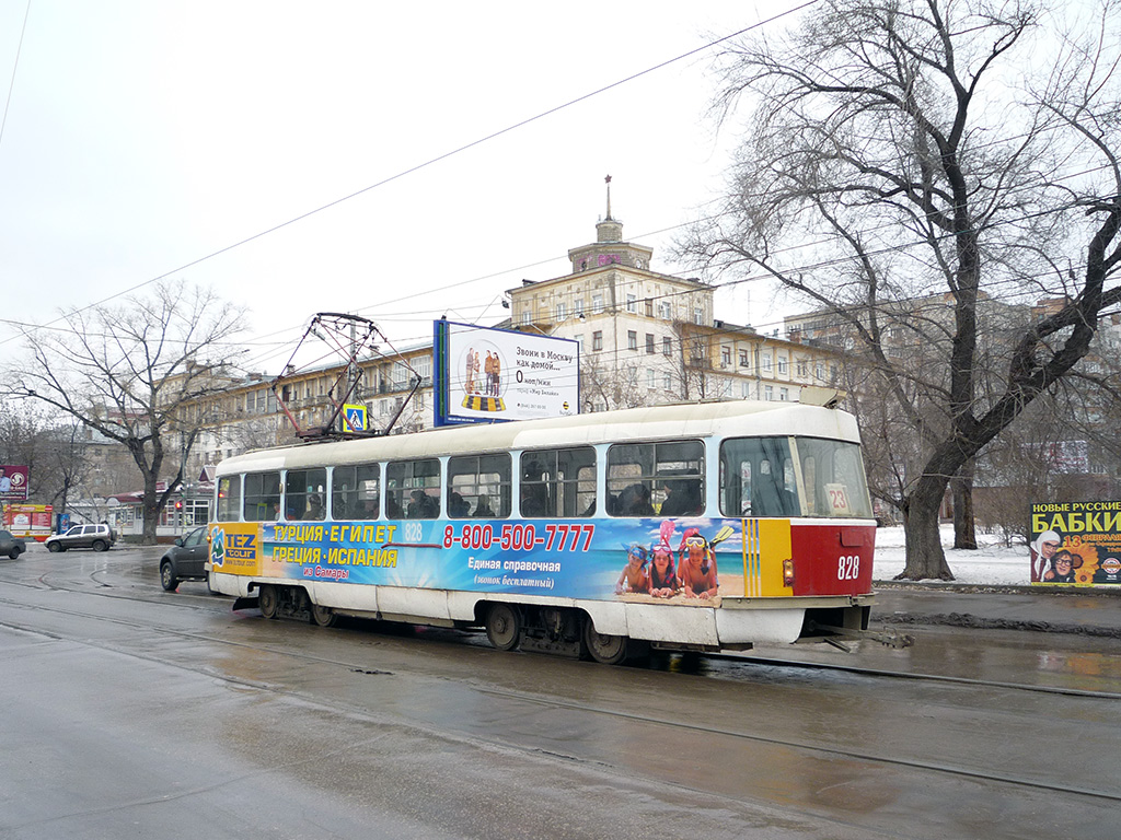 Самара, Tatra T3SU № 828