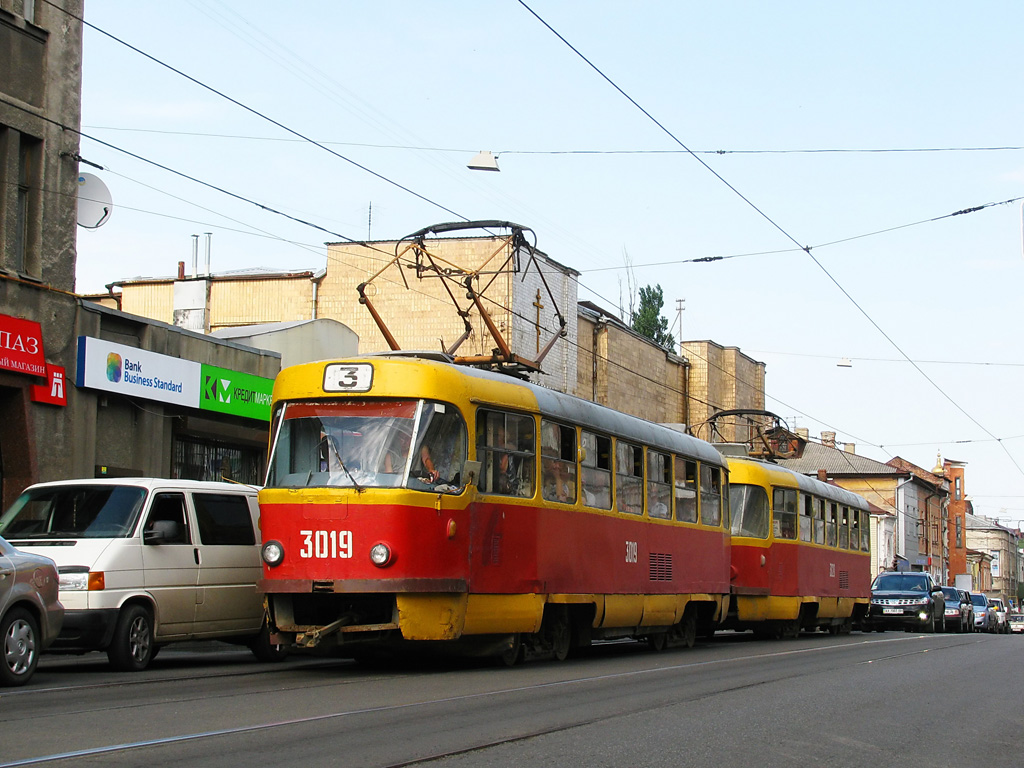 Харьков, Tatra T3SU № 3019