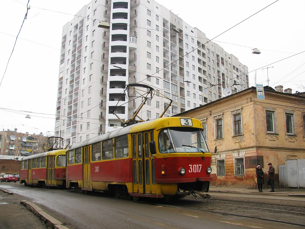 Харьков, Tatra T3SU № 3017