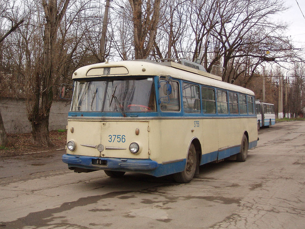 Крымский троллейбус, Škoda 9TrH27 № 3756