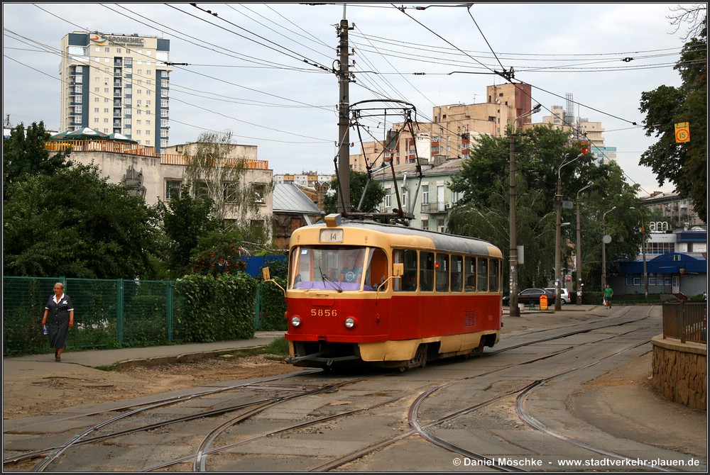 Киев, Tatra T3SU № 5856