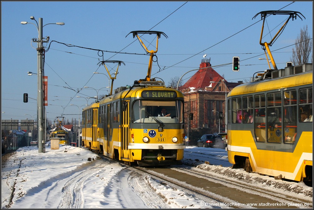 Пльзень, Tatra T3R.PLF № 321