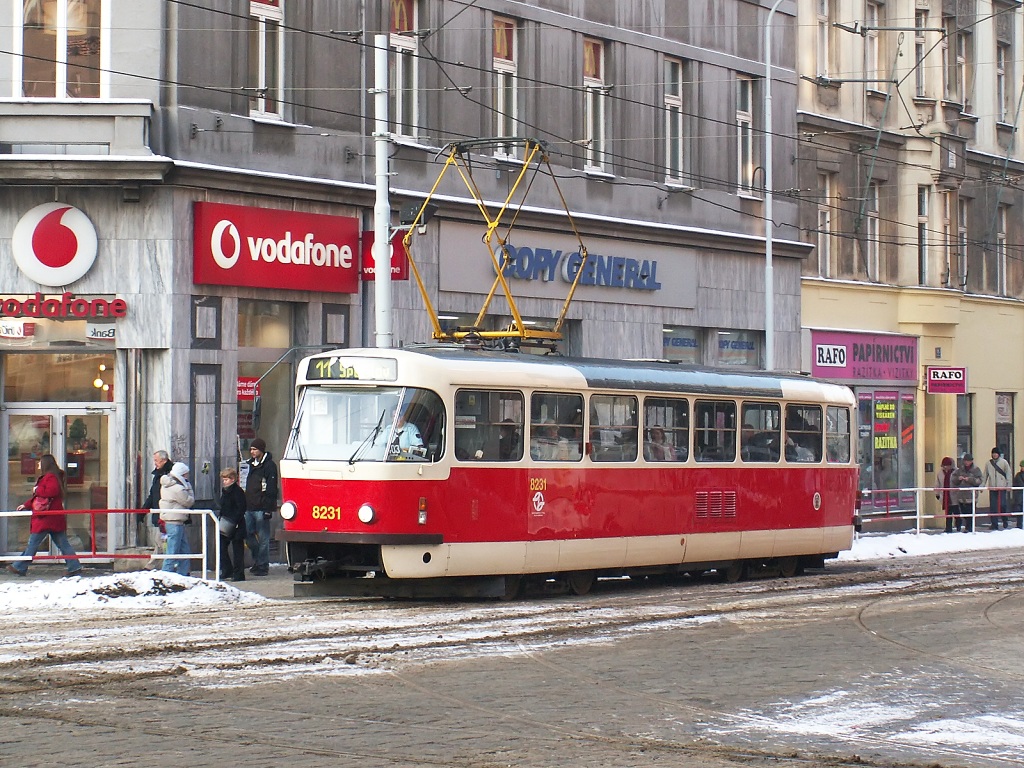 Прага, Tatra T3R.P № 8231