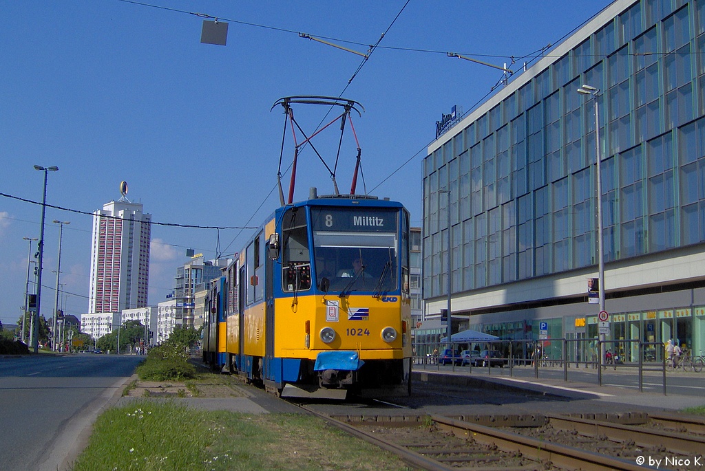 Leipzig, Tatra T6A2 # 1024
