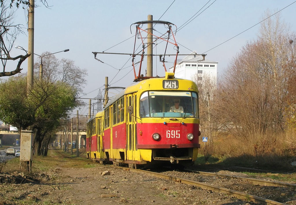 Харьков, Tatra T3SU № 695