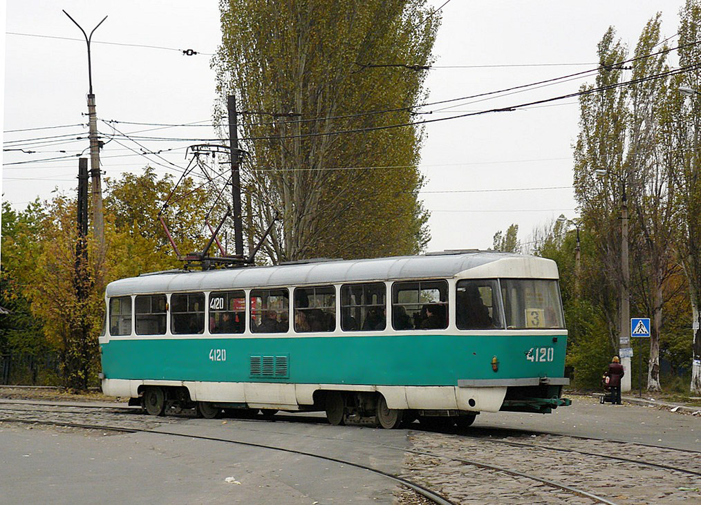 Донецк, Tatra T3SU № 4120